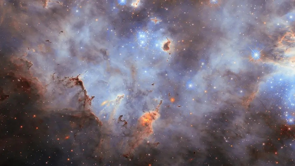 Hubble cattura spettacolari nubi cosmiche nella Grande Nube di Magellano