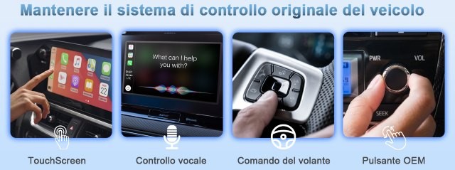 Adattatore CarPlay wireless per iPhone, Dongle CarPlay wireless per OEM