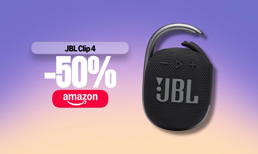 JBL Clip 4 Altoparlante Bluetooth Portatile Verde Impermeabile 5W 10h