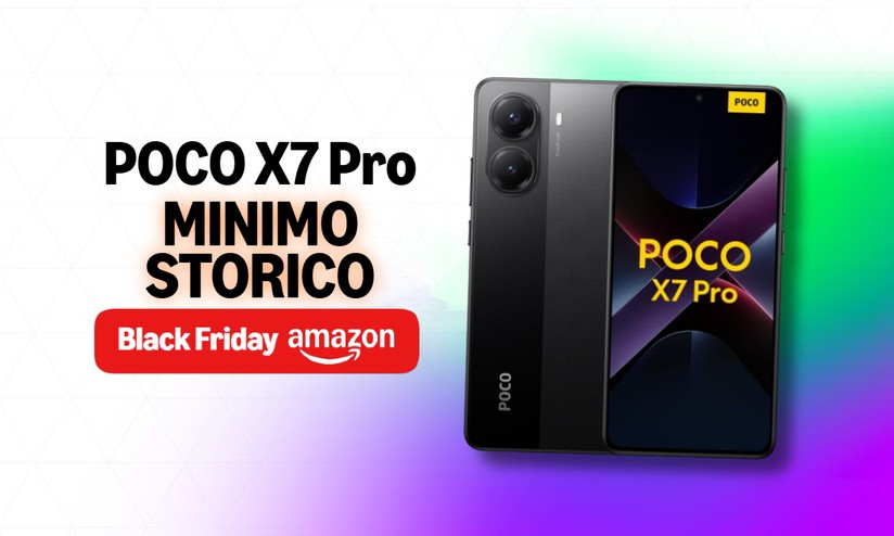 Xiaomi POCO X7 Pro 512GB al minimo storico con il Black Friday di