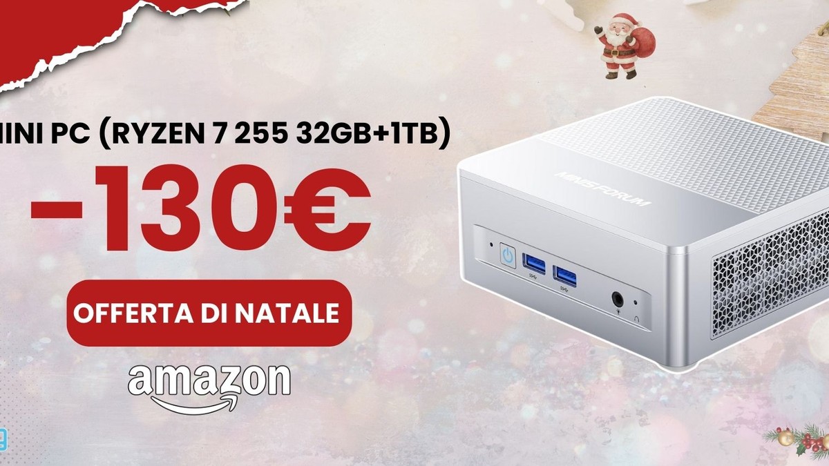ミニPC Ryzen7 6800H 32GB 512G oculink egpu Mini PC con Ryzen 7, 32GB+1TB e porta OCuLink a 130€ in meno