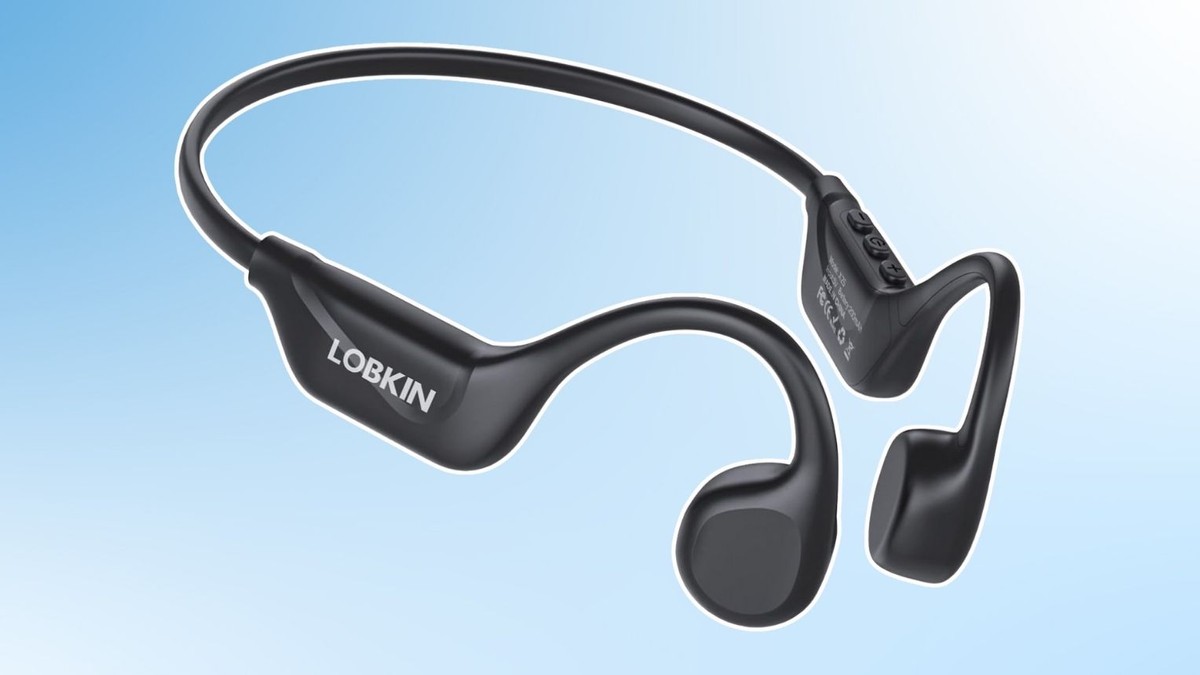 Cuffie A Conduzione Ossea Bluetooth 5.3 LOBKIN X10 | Impermeabili IPX5 Per Sport, Corsa E Ciclismo