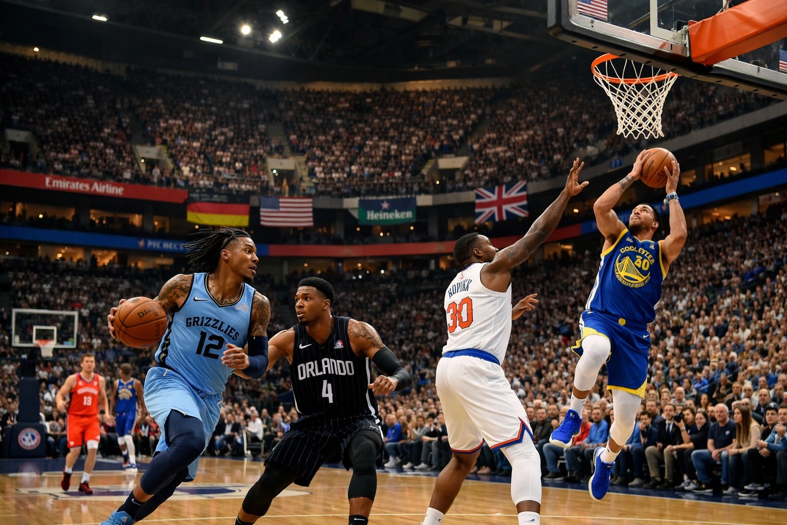 NBA su Prime Video accende gennaio con Knicks-Warriors e Global Games
