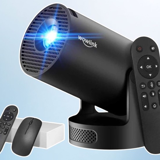 Mini Proiettore Portatile Con WiFi E Bluetooth – Supporto 1080P, Altoparlante Integrato, Ideale Per Cinema Esterno E Camera Da Letto (Modello VF27004JS) - 2
