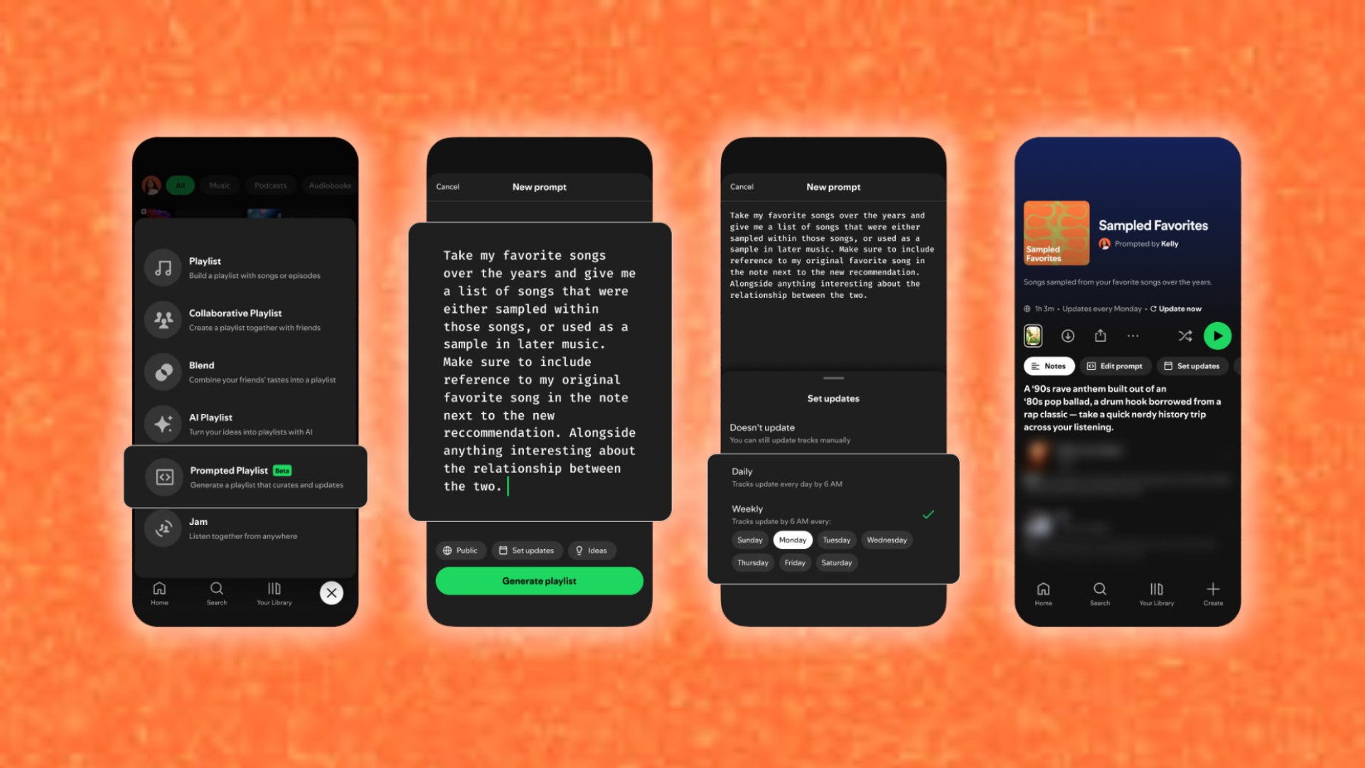 Spotify, le playlist realizzate tramite prompt sono imminenti