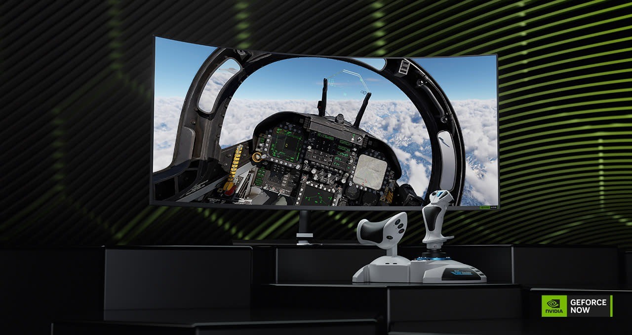 GeForce Now apre ai controller di volo e porta il cloud gaming in cabina