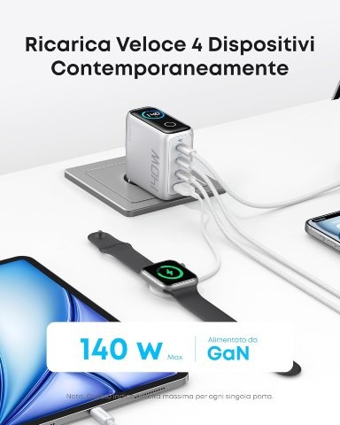 Cavo USB Type-C 2m Per Xiaomi Redmi 13C 5G: Ricarica Rapida E Sincronizzazione Dati, Compatibile Universale - 2