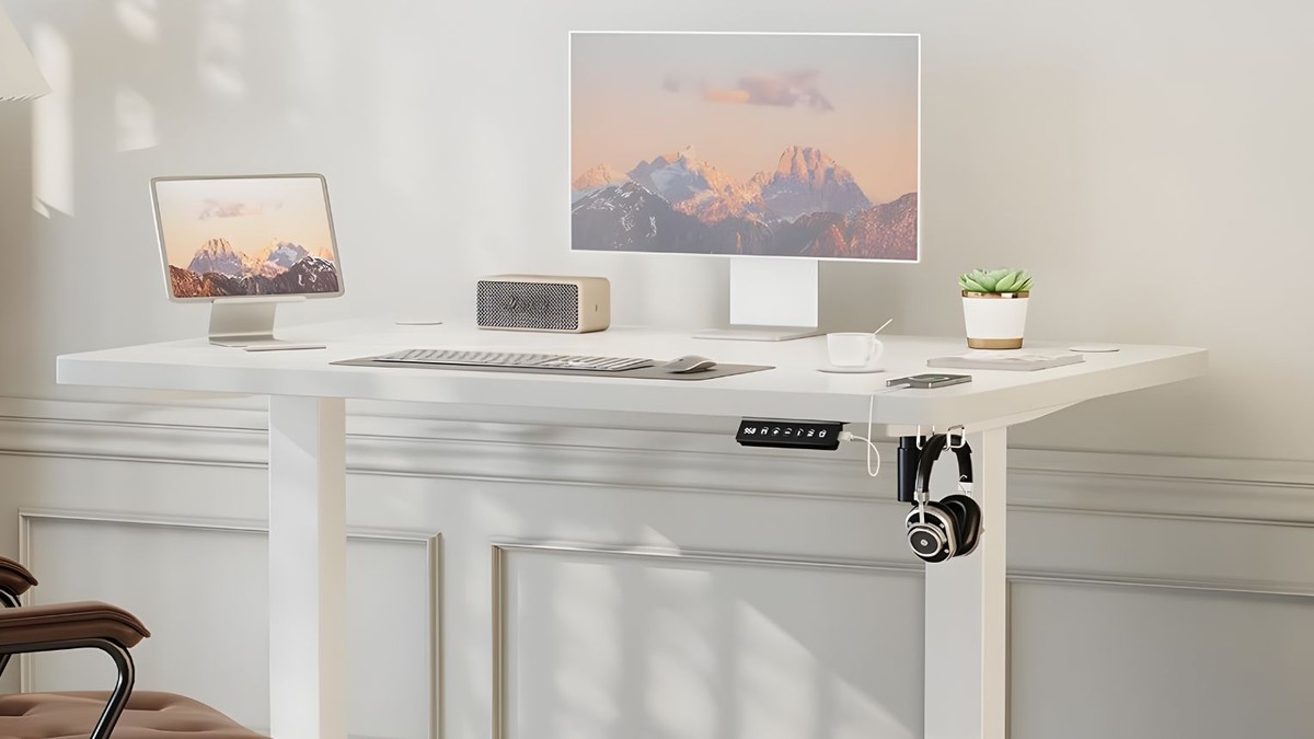 Scrivania Portatile Regolabile In Altezza Con Treppiede - Supporto Per Laptop Con Vassoio Tastiera, Pieghevole 24-60 Pollici