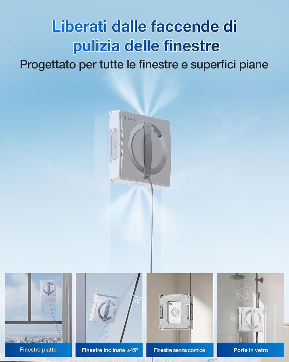 Ecovacs Winbot W1 Pro Robot Lavavetri | Confronta prezzi
