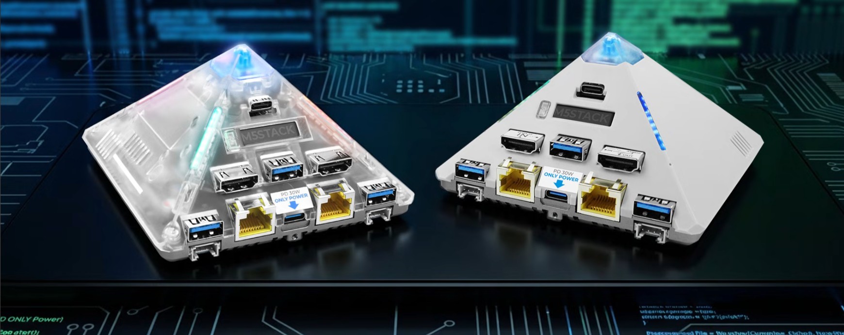 Un PC a forma di piramide per l’AI locale: la sfida di M5Stack