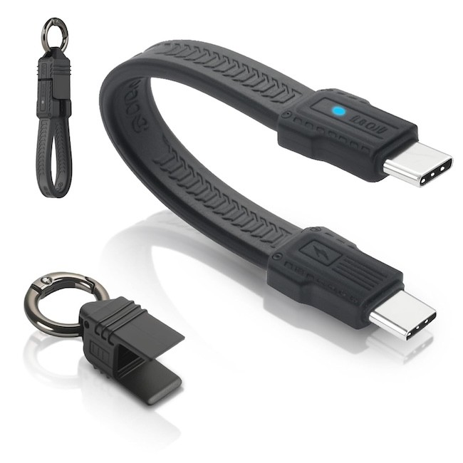 OHBUYAGN Cavo USB 4 da 240W Thunderbolt 4 cavo angolare 8K Display 40 Gbps trasferimento dati PD 3.1 USB-C cavo di ricarica compatibile con iPhone 15, Steam Deck, MacBook, iPad Pro (1.8M
