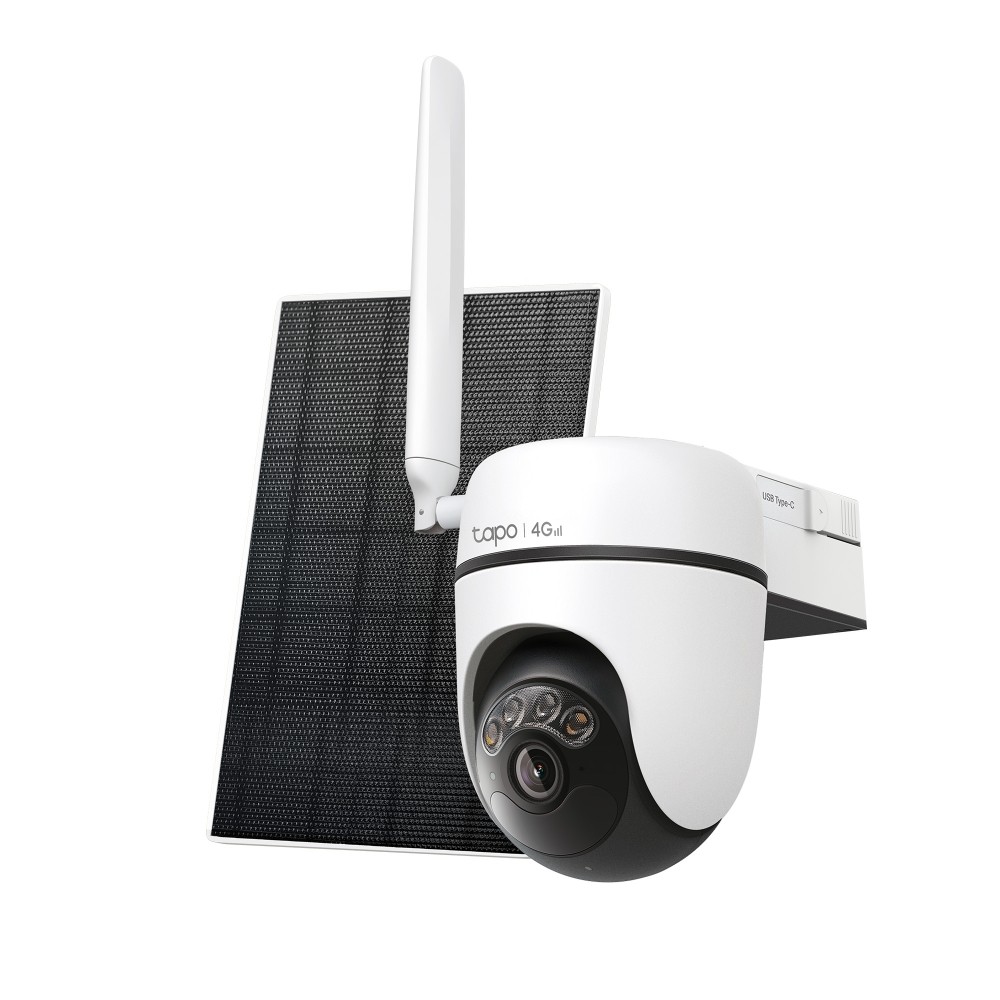 Tapo C645D Telecamera di Sicurezza a Doppio Obiettivo 2K con Pannello Solare, Grandangolo di 165° + Teleobiettivo 6 mm, Rilevamento Gratuito di Persone/Veicoli, Panoramica a 360°, Archiviazione su SD