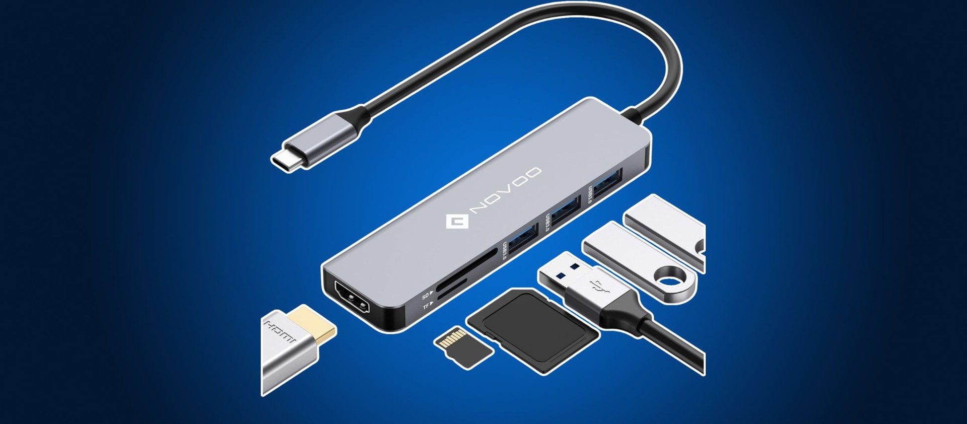 Lettore Di Schede USB-C / Tipo C Per Micro SD, TF, SDXC, In Metallo Per MacBook, Xiaomi