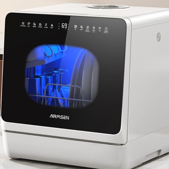 Mini Lavastoviglie A Ultrasuoni USB – Portatile Con Spegnimento Automatico 30′ – Per Casa E Ufficio
