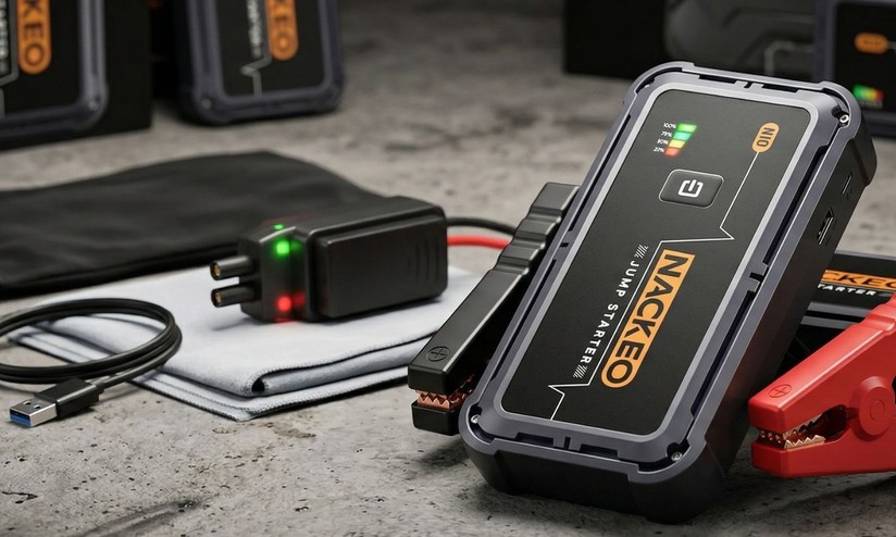 Avviatore Di Emergenza Portatile VTOMAN V1500 1500A – Power Bank 10000mAh, Torcia LED, Per Auto Fino A 6L Benzina E 4.5L Diesel