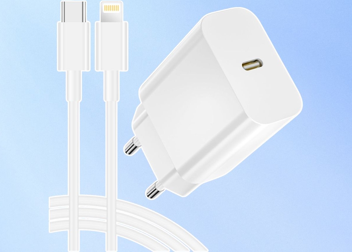 Caricatore for iPhone 15/15 Plus/15 Pro Max, 2-Pack 20W USB C Caricabatterie e 2M Tipo C Cavo, iPad Pro/Air/Mini, Galaxy S24 S23, USBC Spina Alimentatore