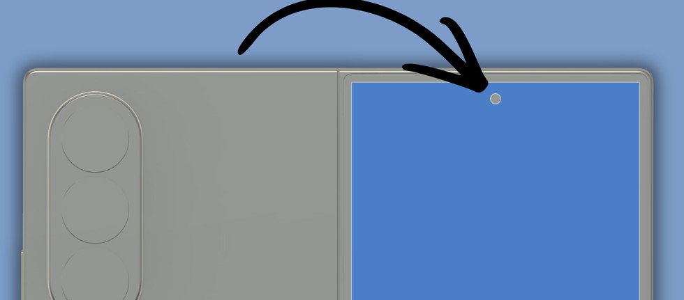 Galaxy Z Fold 8, il foro della fotocamera frontale sarà più piccolo | Rumor