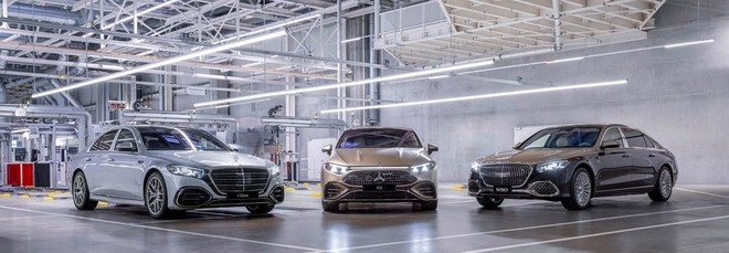 Mercedes-Benz, a Sindelfingen parte la produzione di tre auto di puro lusso