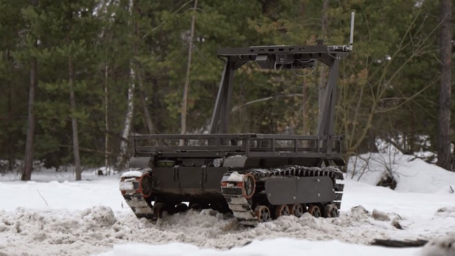Ucraina: 25.000 robot terrestri per gestire la logistica al fronte