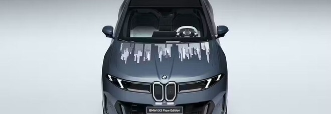 BMW iX3 Flow Edition, l'auto che muta pelle con un clic