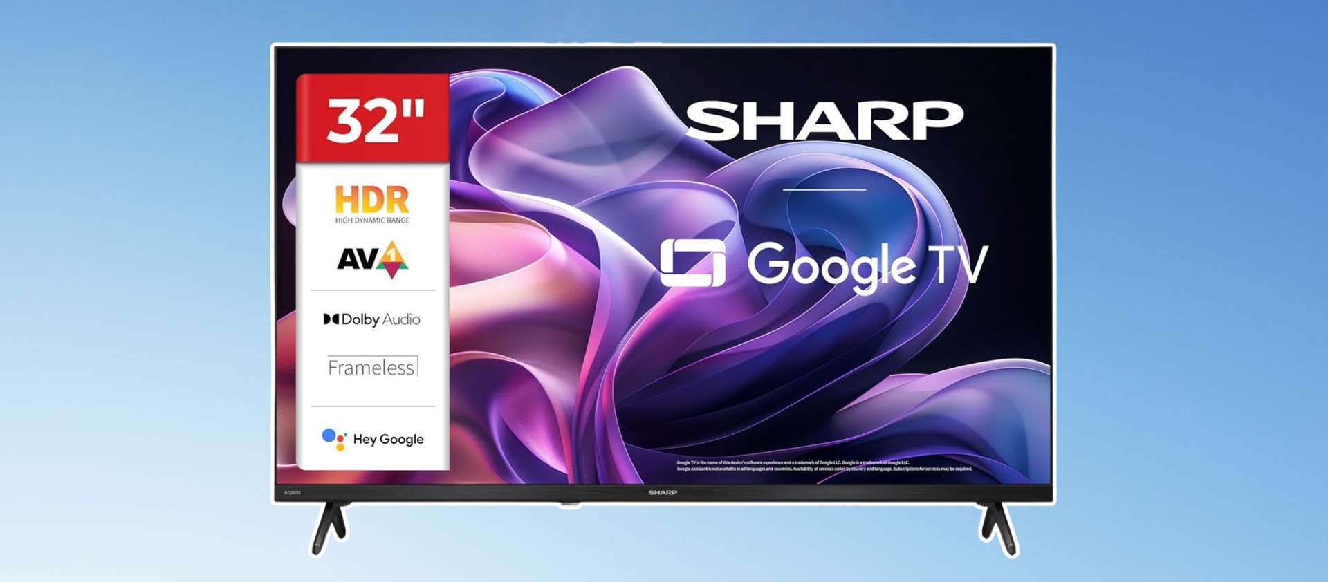 Smart TV per camera o cucina: 32 pollici con Google TV a soli 114€