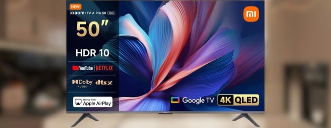 Smart TV Xiaomi QLED 50" a 279: minimo storico super interessante (Amazon)