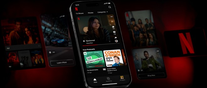 Anteprima: Netflix, più pubblicità nellapp: annunci anche nei video verticali e nei podcast