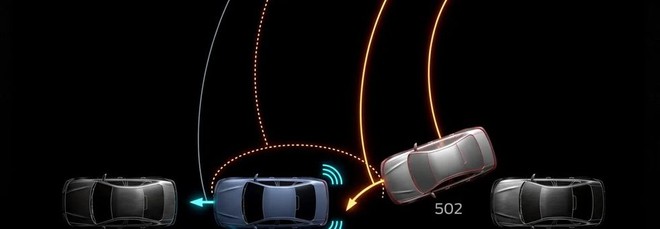 L&rsquo;auto autonoma che evita le collisioni... quando è parcheggiata