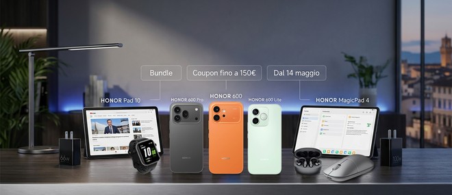HONOR lancia i bundle della serie 600: fino a 150 di vantaggi
