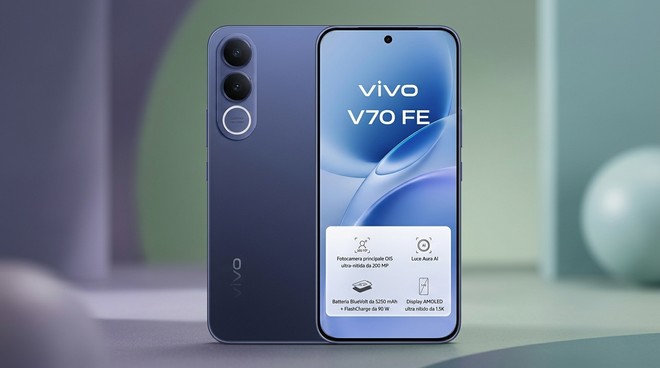 Vivo V70 FE: lo smartphone con fotocamera da 200MP è al minimo storico su Amazon