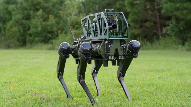 Cani robot armati per l'esercito USA: al via i test per i combattimenti urbani