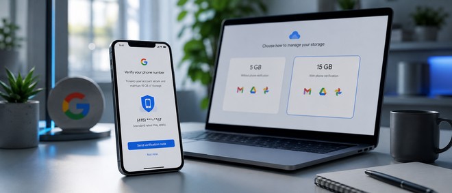 Gmail, 15 GB gratis solo con numero verificato: Google conferma il test