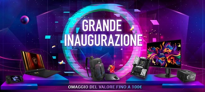 MSI apre lo store online ufficiale in Italia: sconti a tempo su laptop e monitor gaming