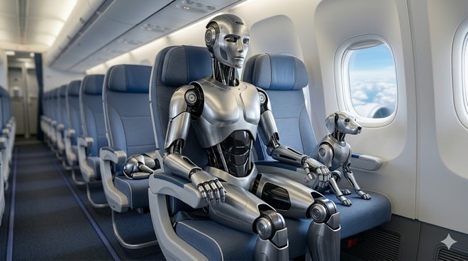 Southwest bandisce umanoidi e animali robotici nei propri voli
