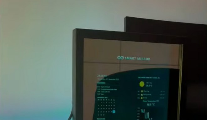 Come trasformare uno specchio in un display smart con Arduino UNO Q