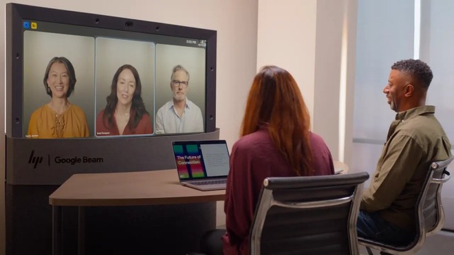 Google Beam si aggiorna: le videochiamate 3D ora sembrano reali