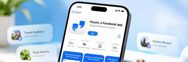 Meta ha lanciato Forum: una nuova app per i Gruppi Facebook che ricorda Reddit