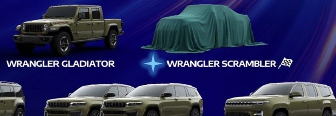 La gamma di Jeep si amplia, spunta una nuova Wrangler Scrambler