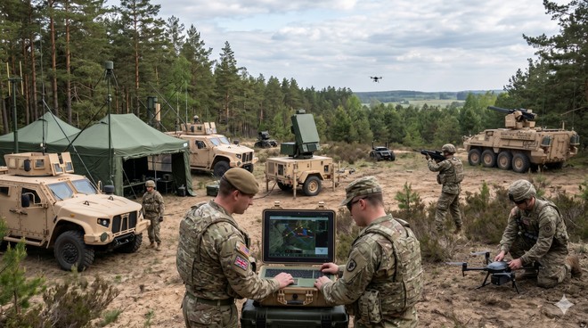 Scudo NATO anti drone: l'esercitazione al confine bielorusso con l'AI