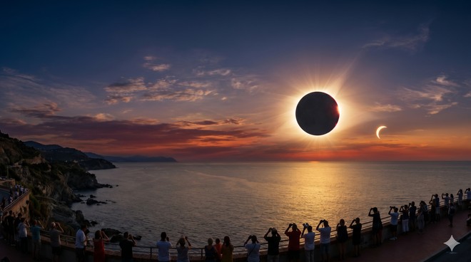 Anteprima: Eclissi solare totale del 12 agosto 2026: dove vederla al meglio