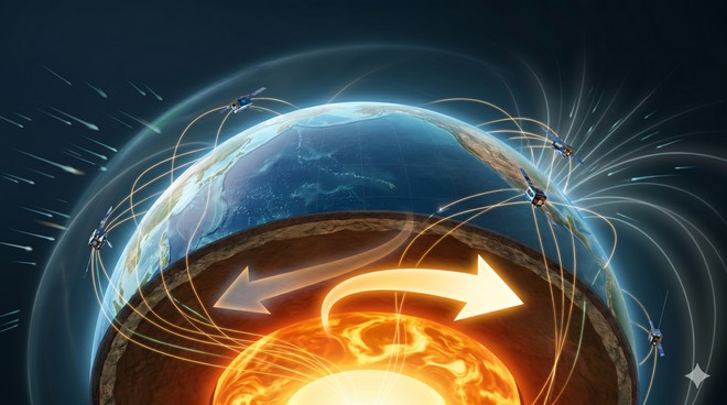 Il nucleo terrestre ha invertito la sua rotta sotto il Pacifico | Studio