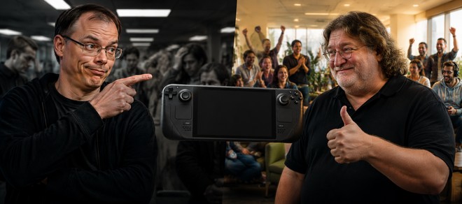Tim Sweeney sbeffeggia Valve per il prezzo di Steam Deck, ma non va come pensa