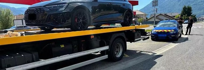 Audi RS3 a 287 km/h in autostrada: maxi multa e sequestro, ma è record