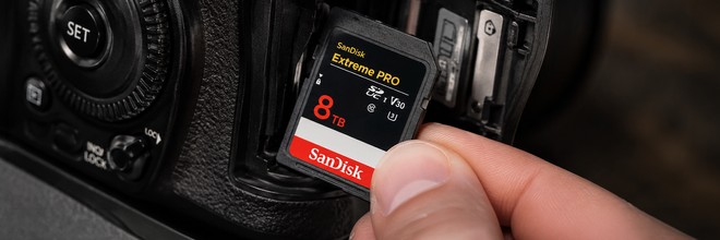 Anteprima: SanDisk, le nuove schede SDUC fino a 8 TB sono finalmente pronte al lancio
