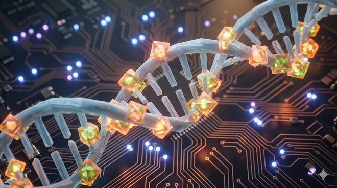 Anteprima: Nuovo chip bioibrido con perovskite e DNA: imita il cervello e abbatte i consumi