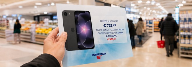 Anteprima: Esselunga, nuova offerta su iPhone 17e: come averlo a 369 euro con i buoni spesa