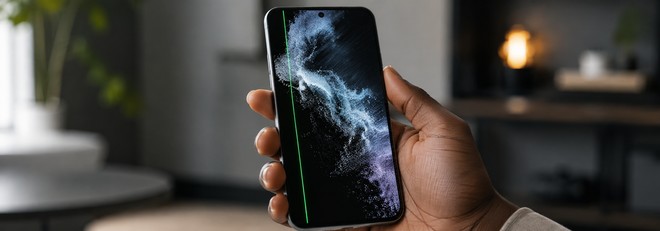 Anteprima: Galaxy S23, alcuni utenti segnalano una riga verde su display dopo la One UI 8.5