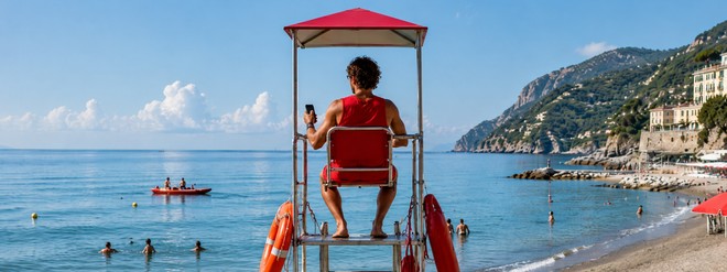 Anteprima: Bagnini, smartphone vietati in servizio: nuove regole a Santa Margherita Ligure