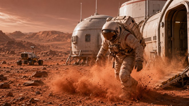 Copertina: Polvere su Marte: la NASA definisce i primi limiti di sicurezza