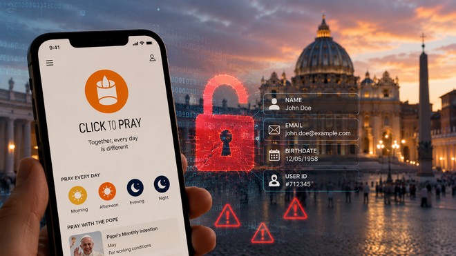 L'app del Vaticano ha esposto i dati di 700.000 fedeli: falla rimasta aperta per mesi